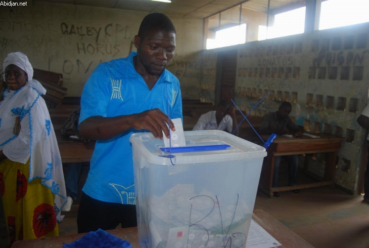 Côte d`Ivoire : la Commission électorale annonce les premiers résultats de l`élection présidentielle
